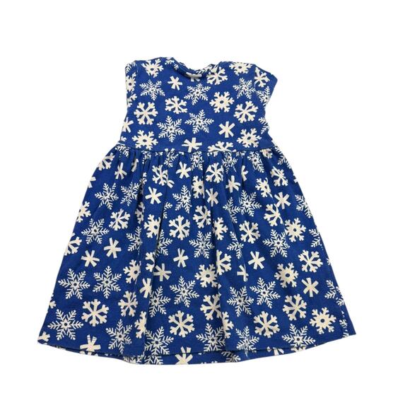 Girls Hanna Andersson Snowflake Dress - Picture 3 of 6